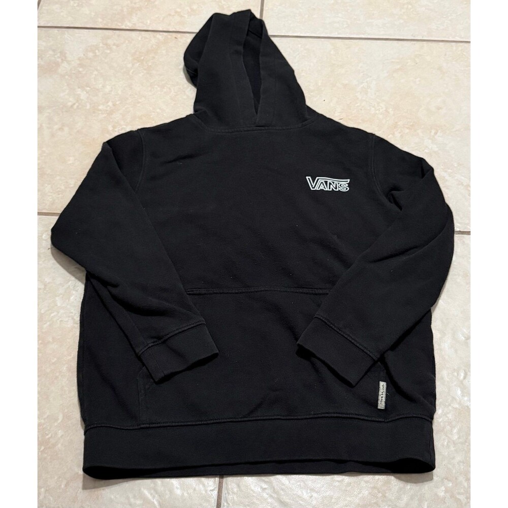 Vans Off The Wall Boys Black Roses Hoodie